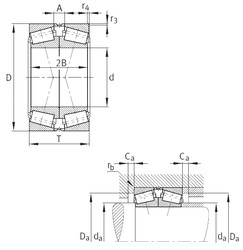 Bearing 32968-N11CA-A550-600 FAG #1 image