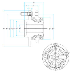 Bearing ZA-58BWKH06E2-JB--01 NSK #1 image