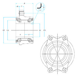 Bearing ZA-43BWK03D-Y-2CA-01 NSK #1 image