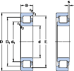 Bearing NF 19/750 ECMB/HA1 SKF #1 image