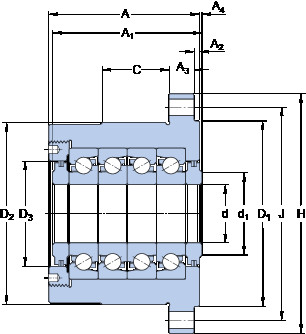 Bearing FBSA 208 A/QFC SKF #1 image