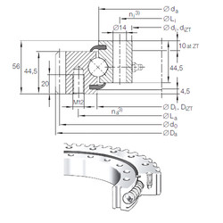 Bearing VSA 20 0744 N INA #1 image
