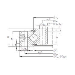Bearing VU 20 0405 INA #1 image