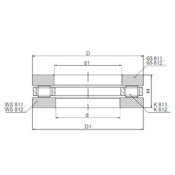 Bearing 81296 CX #1 image