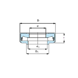 Bearing BFSB 353321/HA3 SKF #1 image