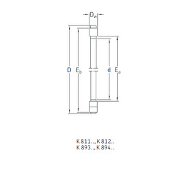 Bearing K89444M SKF #1 image