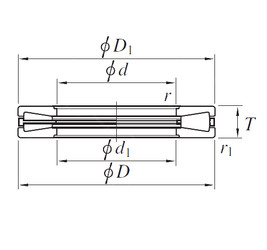 Bearing T911 KOYO #1 image
