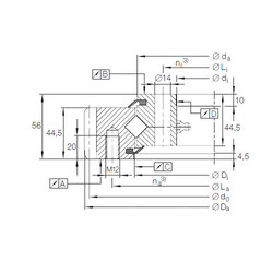 Bearing XSA 14 0844 N INA #1 image