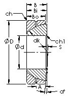Bearing GAC90S AST #1 image