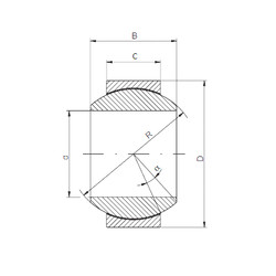 Bearing GE90FW-2RS ISO #1 image