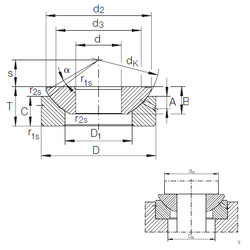 Bearing GE 80 AX INA #1 image