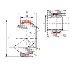 Bearing GE 8 FW INA #1 image