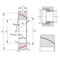Bearing GE 70 SW INA #1 image