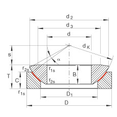 Bearing GE80-AW INA #1 image