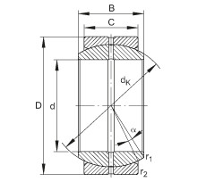 Bearing GE90-DO INA #1 image