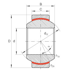 Bearing GE8-FW INA #1 image