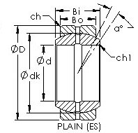 Bearing GEZ95ES AST #1 image