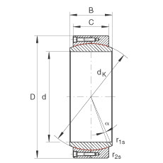 Bearing GE950-DW INA #1 image