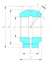 Bearing GEZ88ES-2RS LS #1 image