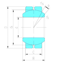 Bearing GEBJ8S LS #1 image