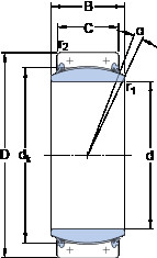 Bearing GEC 710 TXA-2RS SKF #1 image