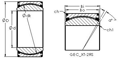 Bearing GEC440XT-2RS AST #1 image