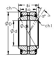 Bearing GEC460XS-2RS AST #1 image