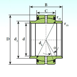 Bearing GEEM 80 ES 2RS ISB #1 image