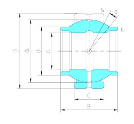 Bearing GEEM60ES-2RS LS #1 image