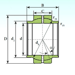 Bearing GEEW 32 ES ISB #1 image