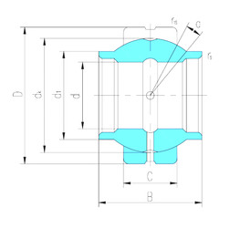 Bearing GEEW90ES-2RS LS #1 image