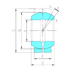 Bearing GEF75ES LS #1 image