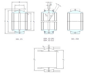 Bearing GEM25ES-2LS SKF #1 image