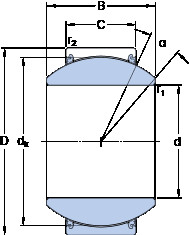 Bearing GEH 60 TXE-2LS SKF #1 image