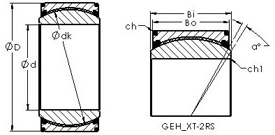 Bearing GEH420XT-2RS AST #1 image