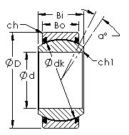 Bearing GEZ88ET-2RS AST #1 image