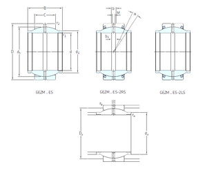 Bearing GEZM312ES-2RS SKF #1 image