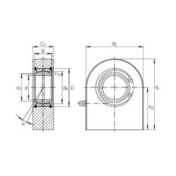 Bearing GF 110 DO INA #1 image