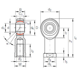 Bearing GIPR 10 PW INA #1 image