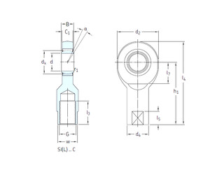 Bearing SIL8C SKF #1 image