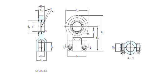 Bearing SILJ 80 ES SKF #1 image