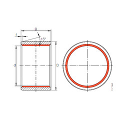 Bearing ZGB 70X80X70 INA #1 image
