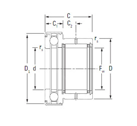 Bearing NAXK35Z KOYO #1 image
