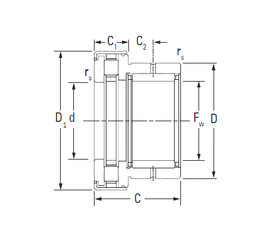 Bearing NAXR50.Z Timken #1 image