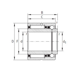 Bearing NKIB59/22 INA #1 image