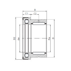 Bearing NKX 70 Z ISO #1 image