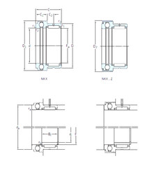 Bearing NKX45Z SKF #1 image