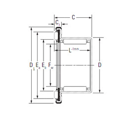 Bearing RAXF 715 KOYO #1 image