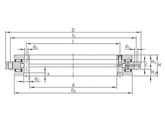 Bearing YRT850 INA #1 image