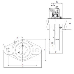 Bearing UCFLX10 CX #1 image